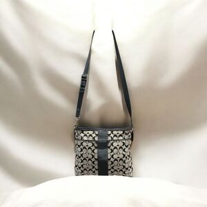 Coach Black and Cream Crossbody Bag